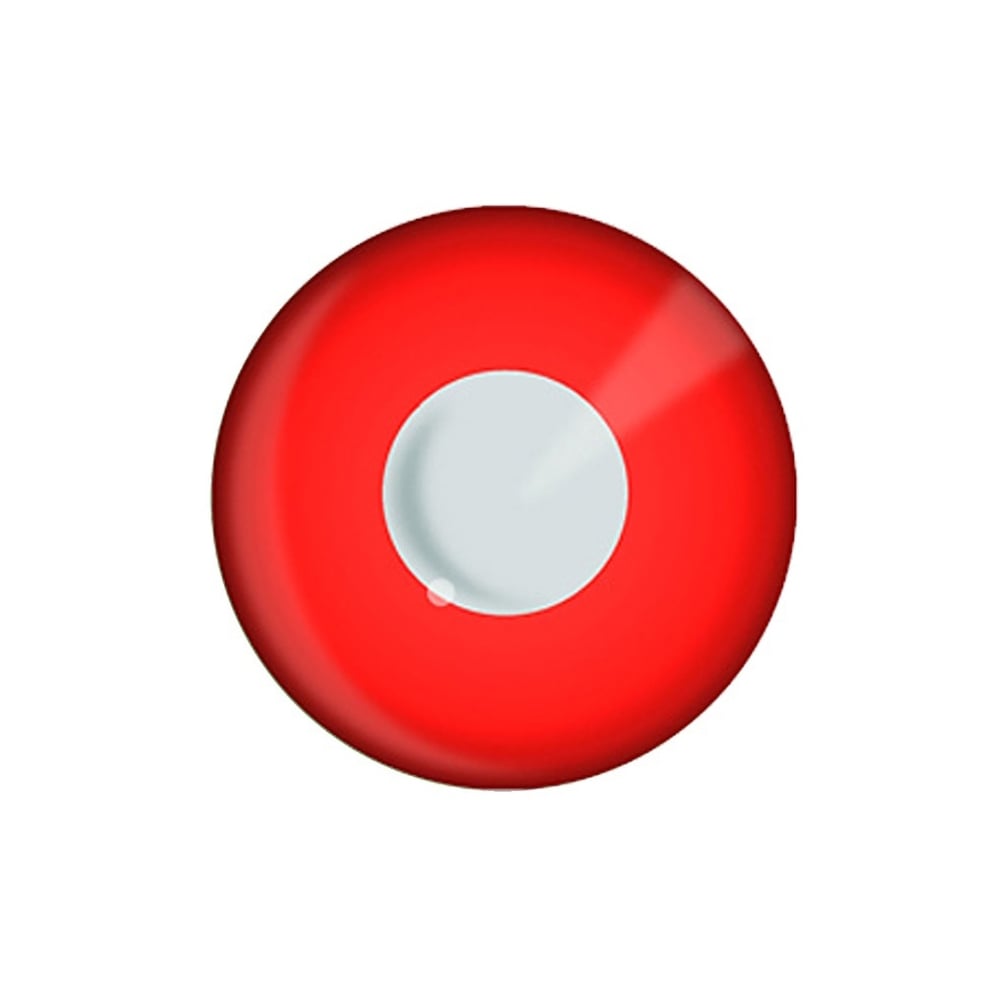 One Day Halloween Contact Lenses - Red Out