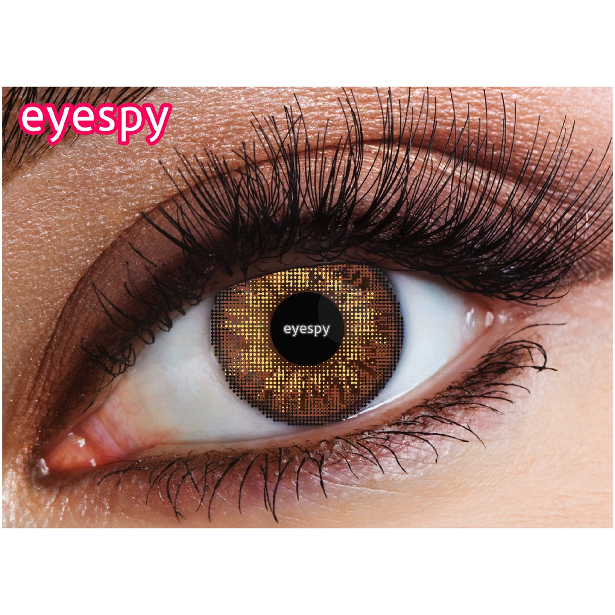 Natural Contact Lenses - Chocolate Brown 3 Tone = 1 Month