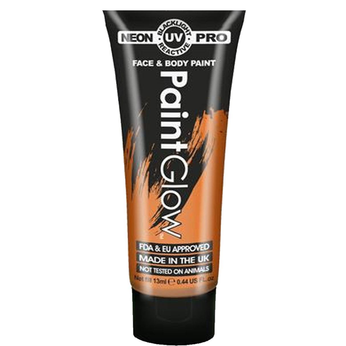 Neon UV Face And Body Paint 13ml - (PRO) ORANGE