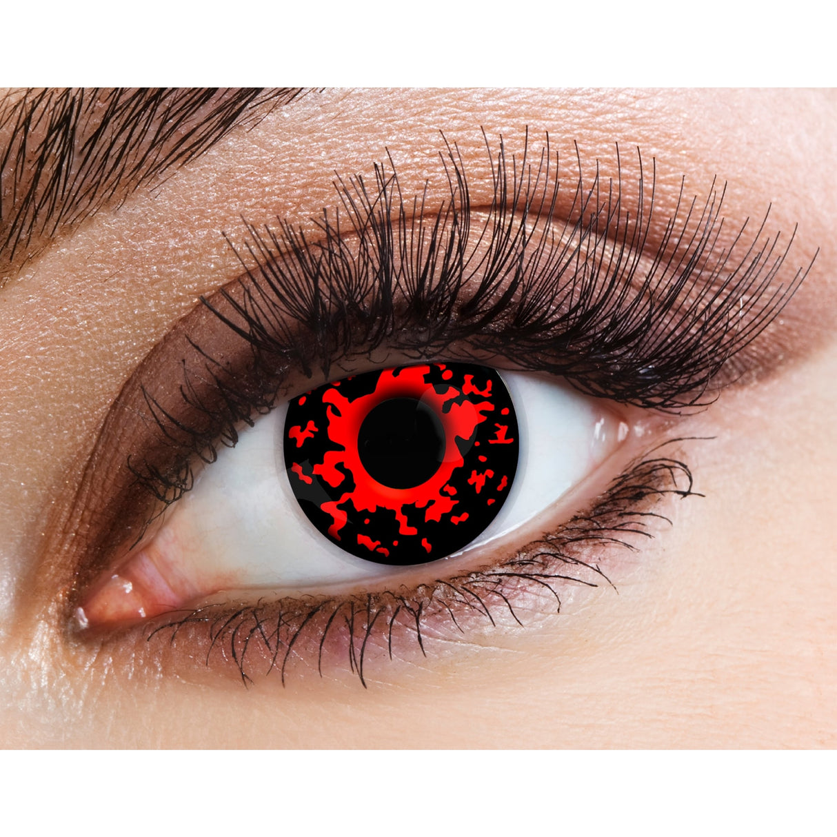 One Day Halloween Contact Lenses - Lava