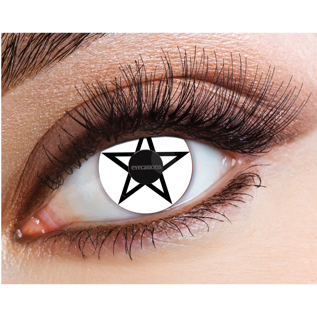 One Day Halloween Contact Lenses - Pentagram