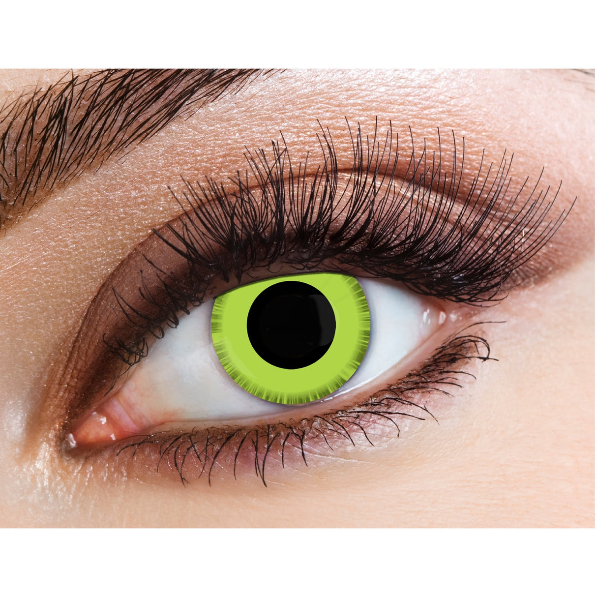 One Day Halloween Contact Lenses - Grinch