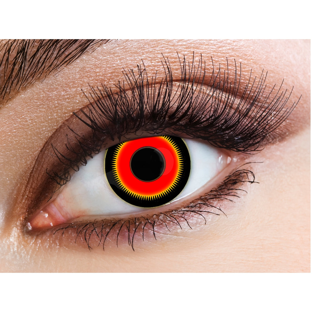 One Day Halloween Contact Lenses - Hot Rod