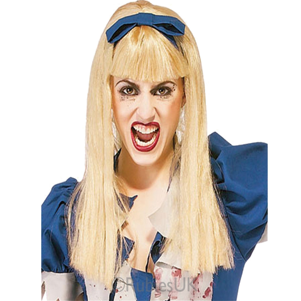 Fancy Dress Halloween Costume Accessories - Deathly Doll Wig