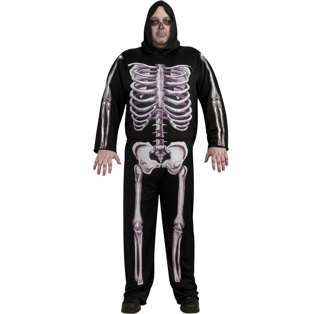 Fancy Dress Halloween Costume - Adult Skeleton Guy (Standard)