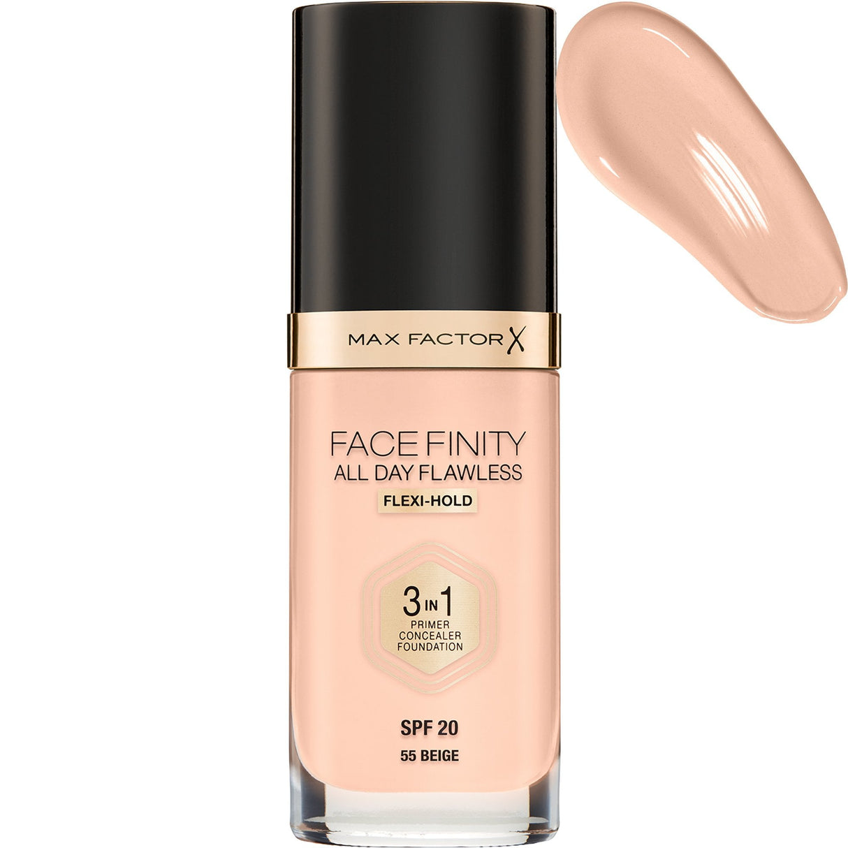 Facefinity All Day Flawless 3 In 1 Foundation - Beige 55 (1629) 30ml