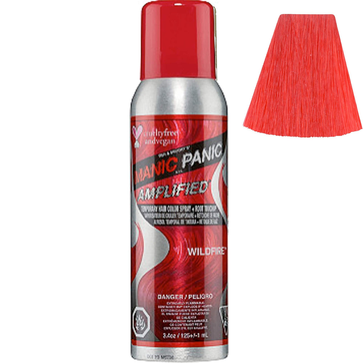 Amplified Temporary Hair & Root Touch Up Colour Spray - Wildfire - 125ml
