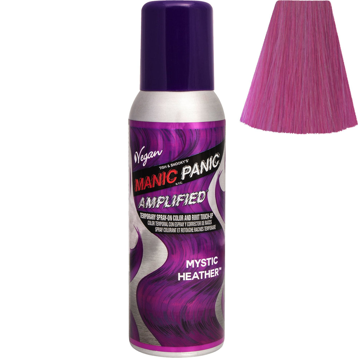 Amplified Temporary Hair & Root Touch Up Colour Spray - Mystic Heather - 125ml