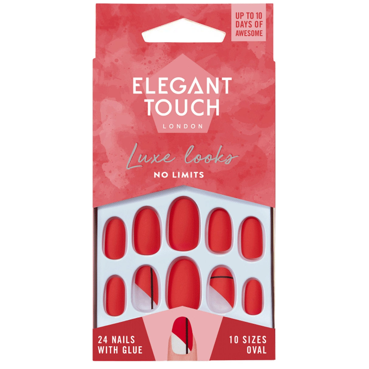 Long Wearing False Nails - Luxe Looks - No Limits (4013821)