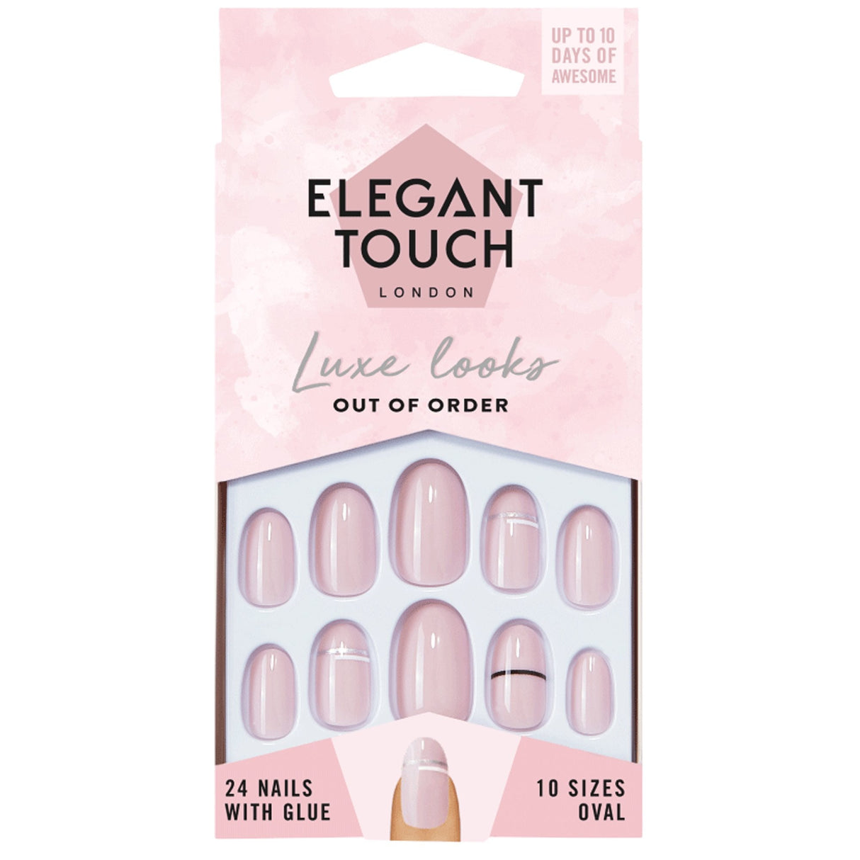 Long Wearing False Nails - Luxe Looks - Out Of Order (4013819)