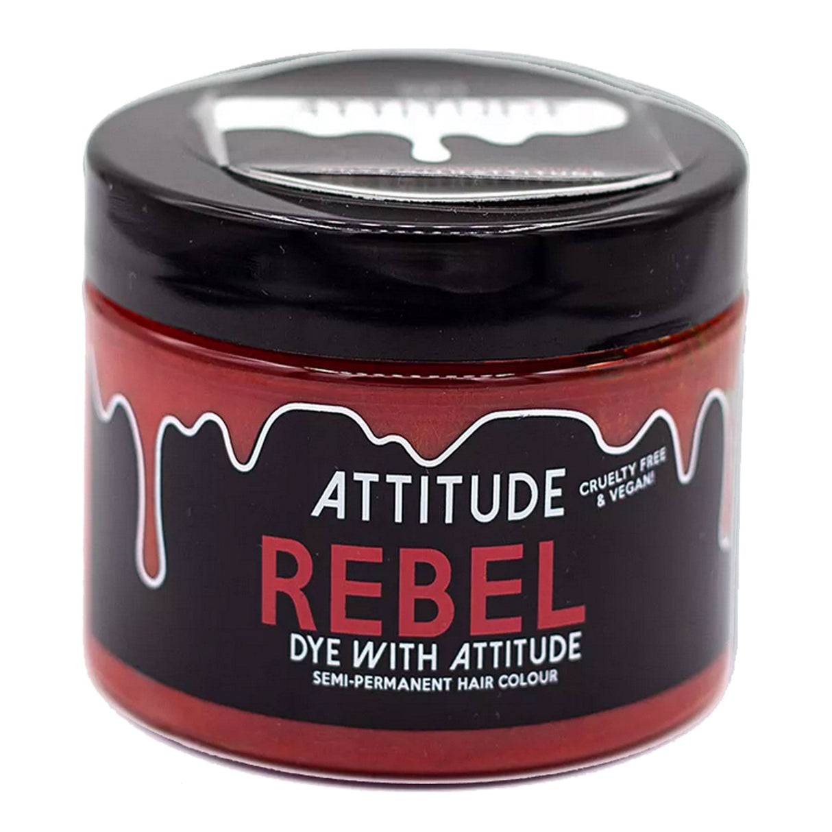 Semi Permanent Cruelty-Free & Vegan Hair Dye - Rebel Red 135ml