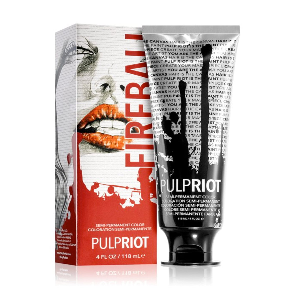 Semi-Permanent Cruelty-Free & Vegan Hair Dye - Fireball 118ml