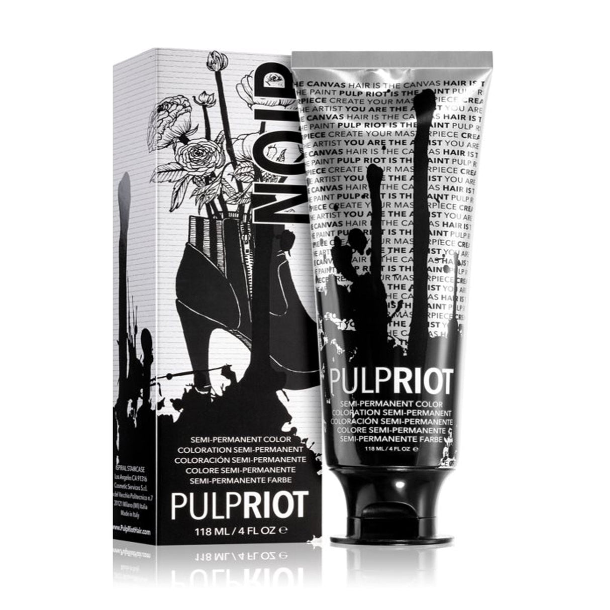 Semi Permanent Cruelty-Free & Vegan Hair Dye - Noir 118ml