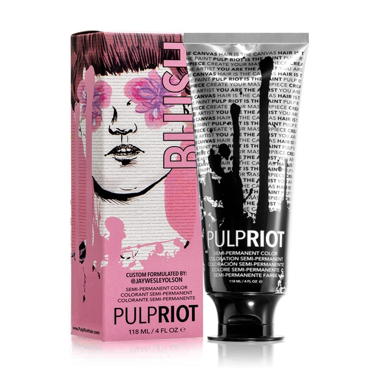 Semi-Permanent Cruelty-Free & Vegan Hair Dye - Blush 118ml