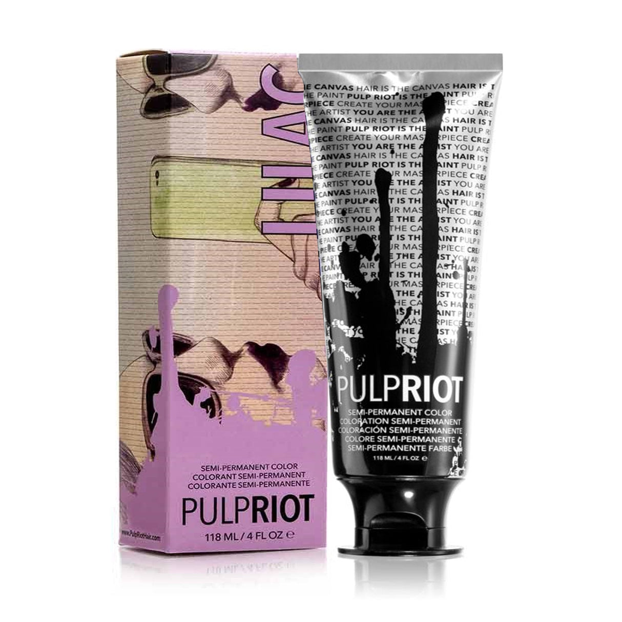 Semi-Permanent Cruelty-Free & Vegan Hair Dye - Lilac 118ml