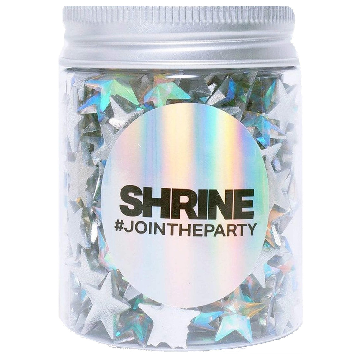 Individual Loose Face, Hair And Body Jewels Pot - Stars - Holographic