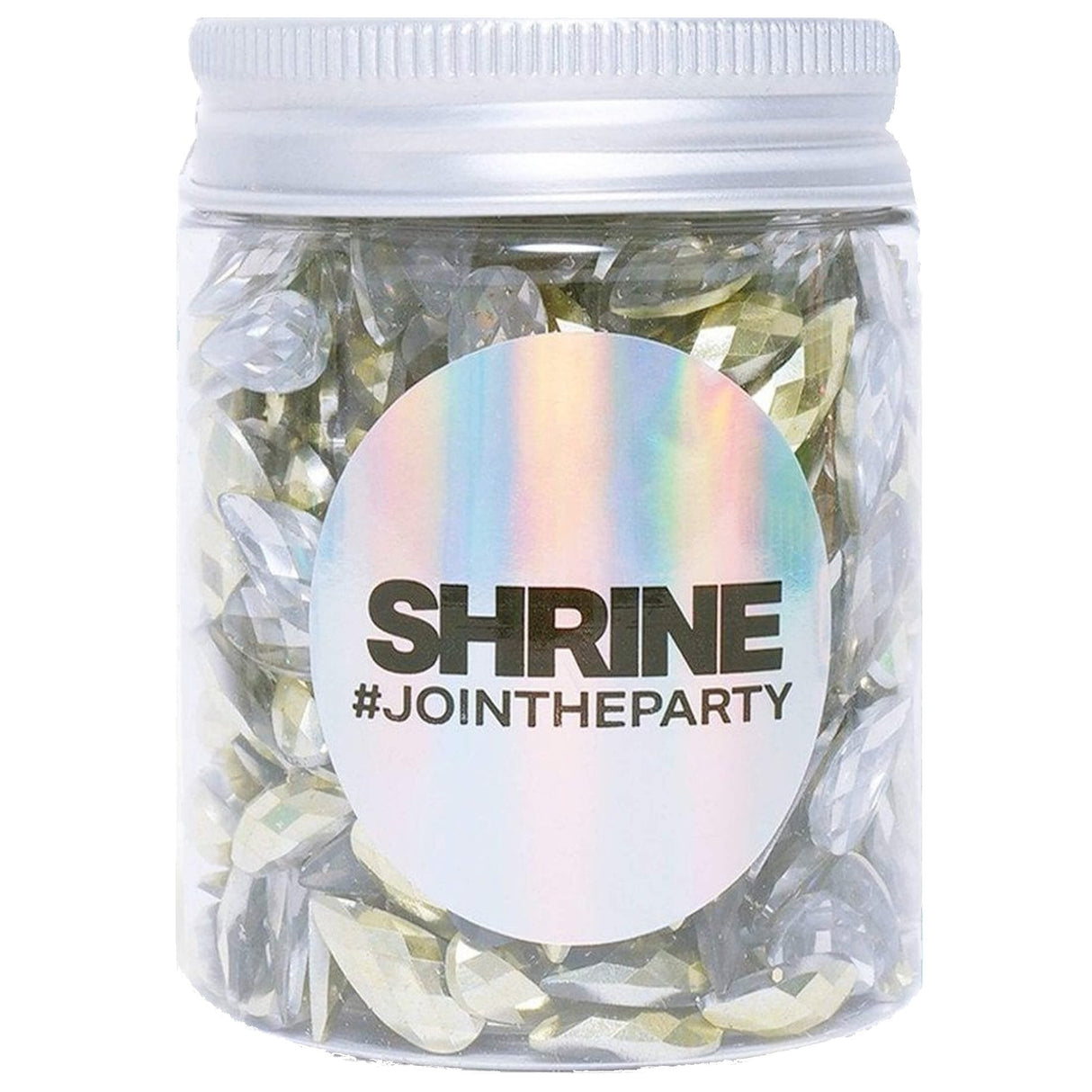 Individual Loose Face, Hair And Body Jewels Pot  - Teardrops - Gold