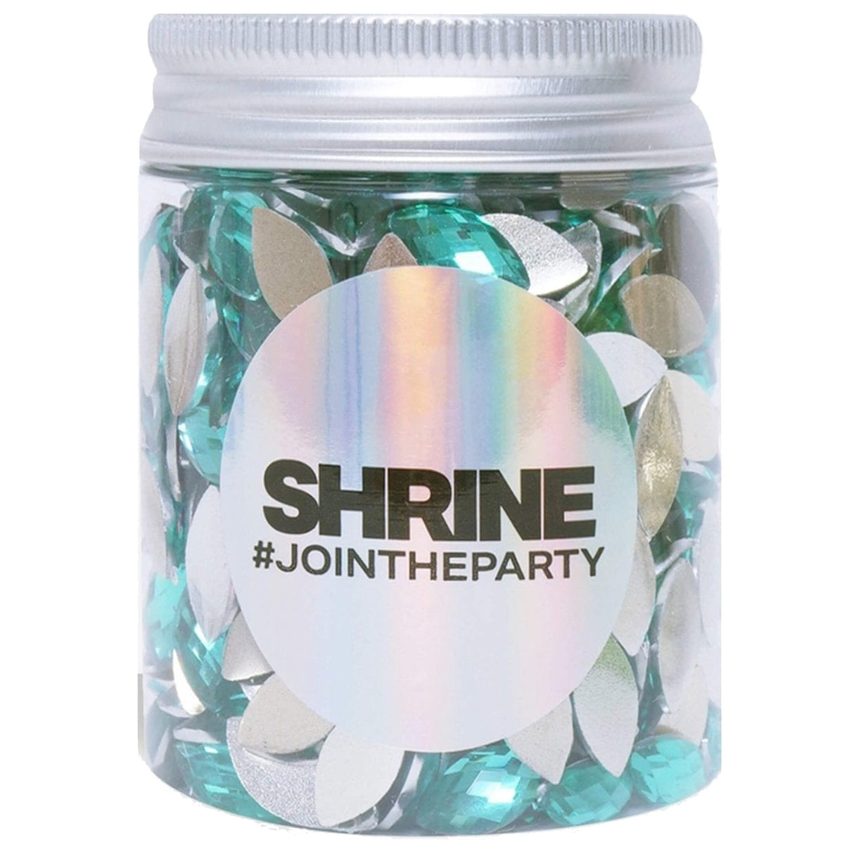 Individual Loose Face, Hair And Body Jewels Pot - Opal - Aqua