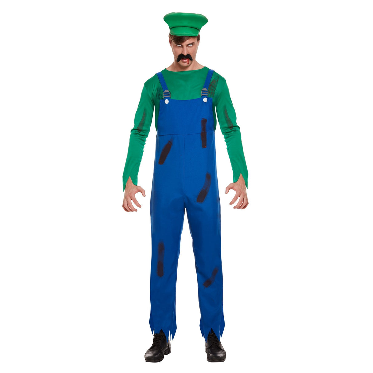 Halloween Fancy Dress Costume - Adult Unisex - Zombie Super Workman - Green