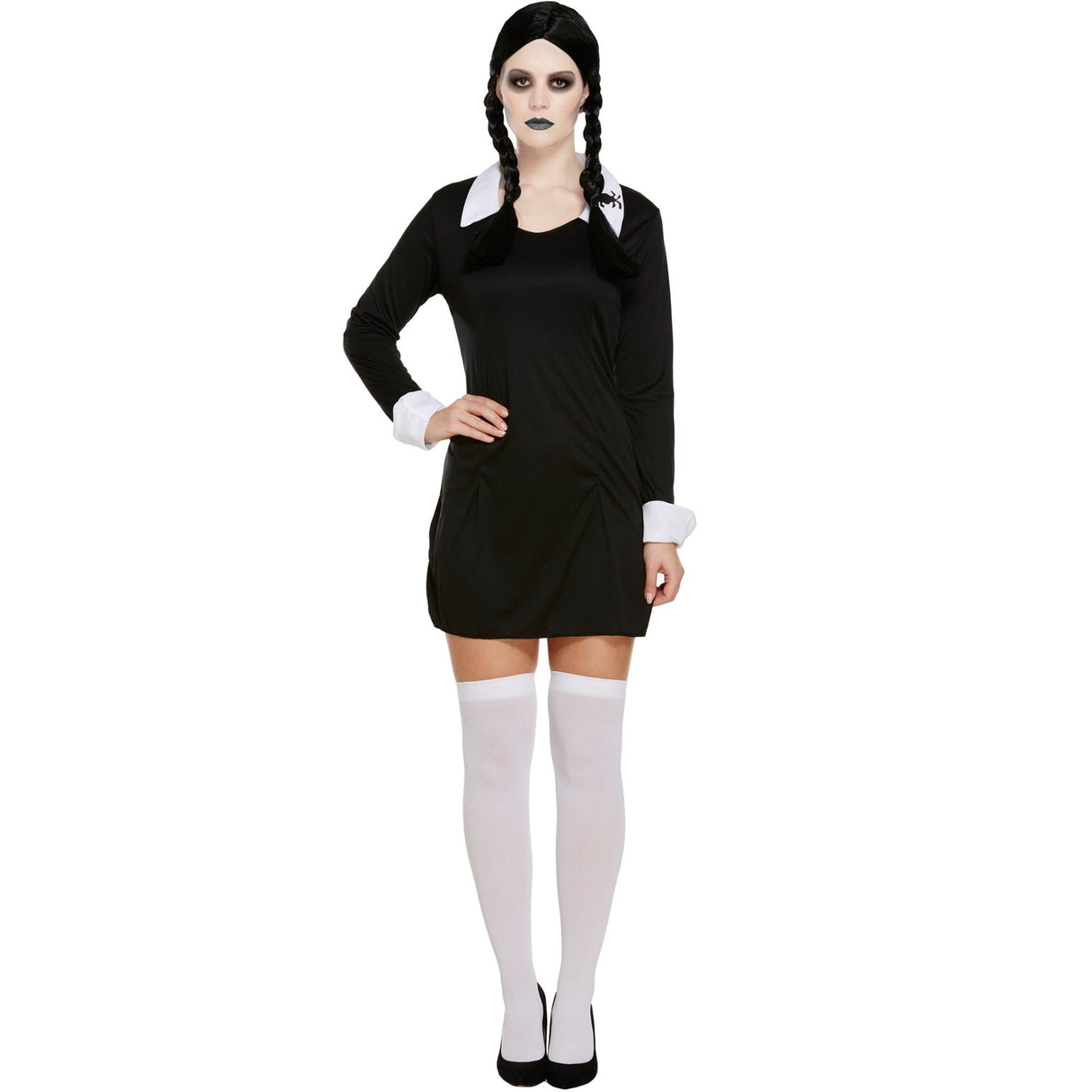 Halloween Fancy Dress Costume - Adult - Wednesday Addams