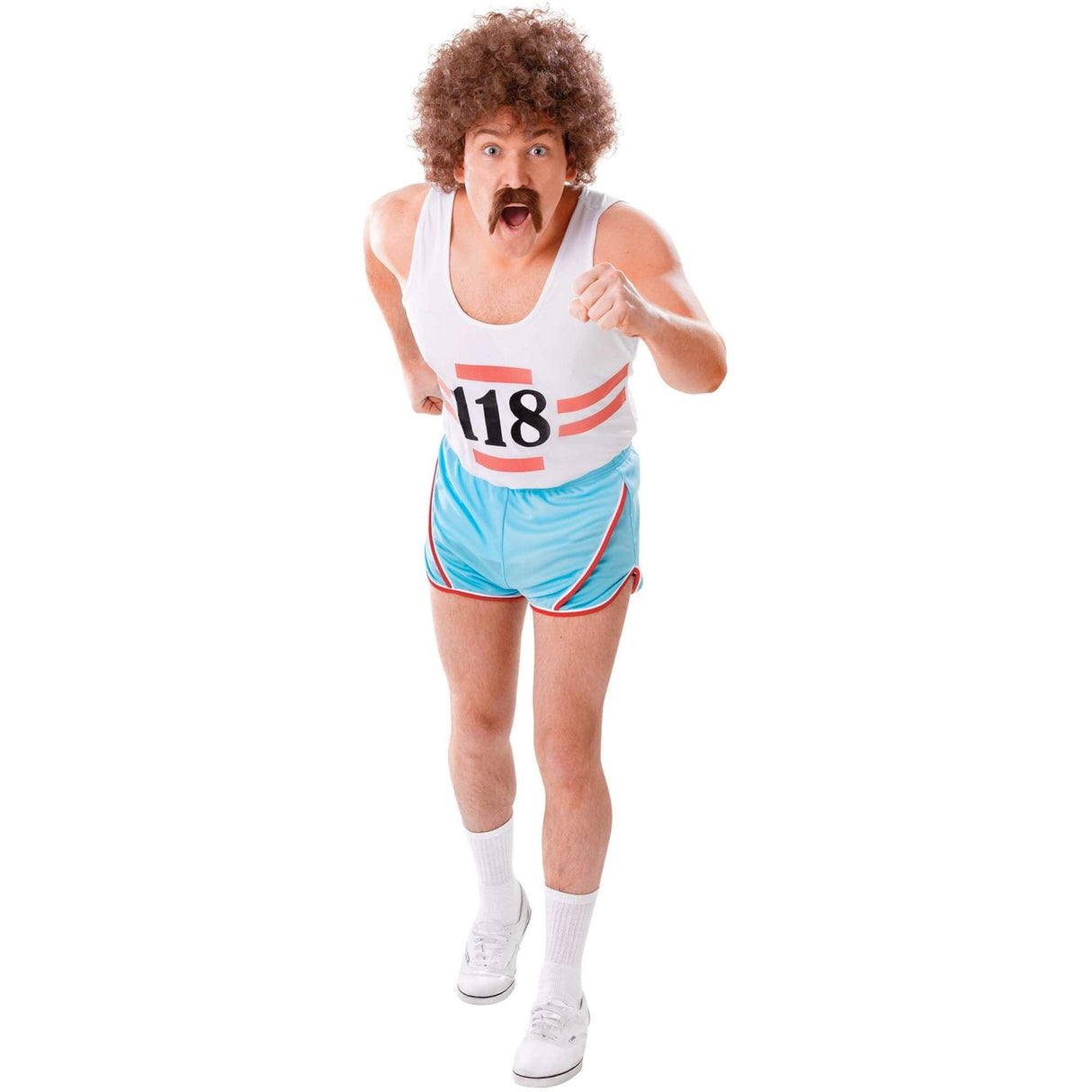 Halloween Fancy Dress Costume - Adult - Running Vest & Shorts (One Size)