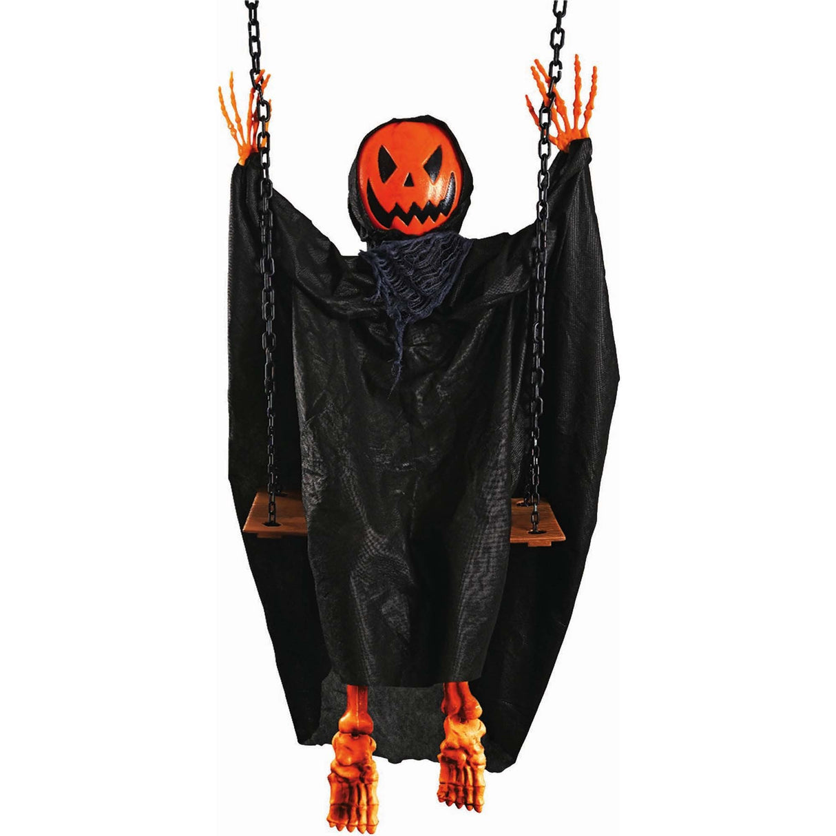 Halloween Fancy Dress Accessories - Swinging Dead Hanging Decoration - Pumpkin (60 Inches)