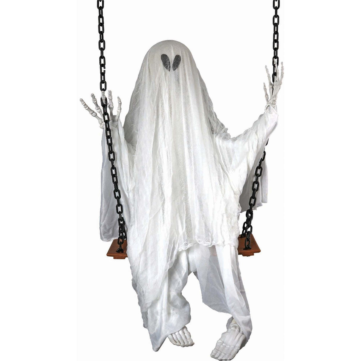 Halloween Fancy Dress Accessories - Swinging Dead Hanging Decoration - Ghost (60 Inches)