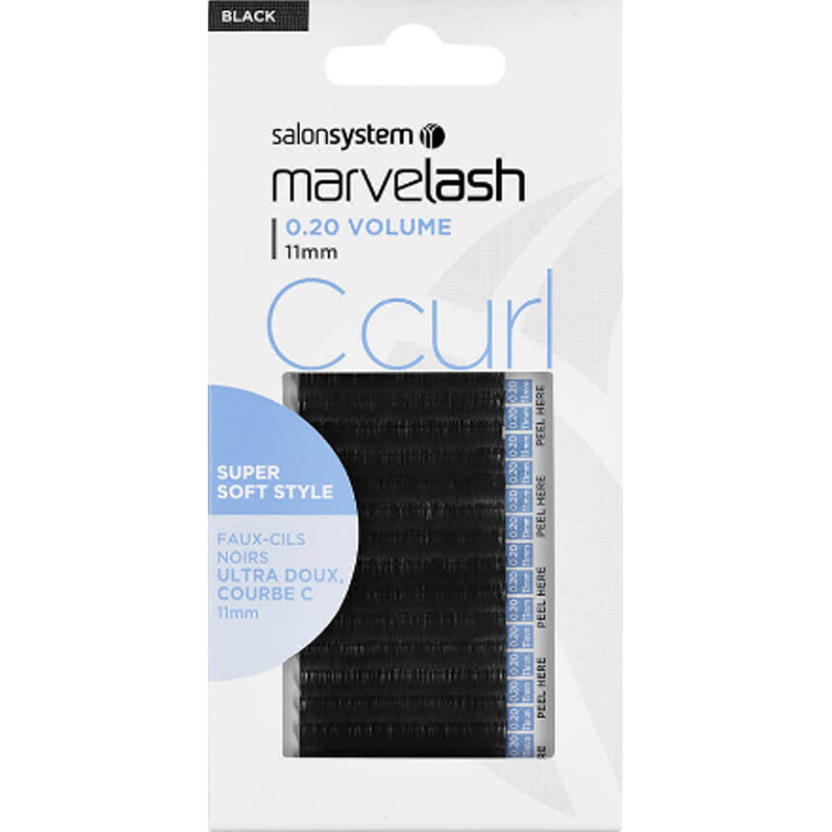 Marvelash - 0.07 Mermaid - C Curl - Individual Eyelashes 8-12mm (0226724)