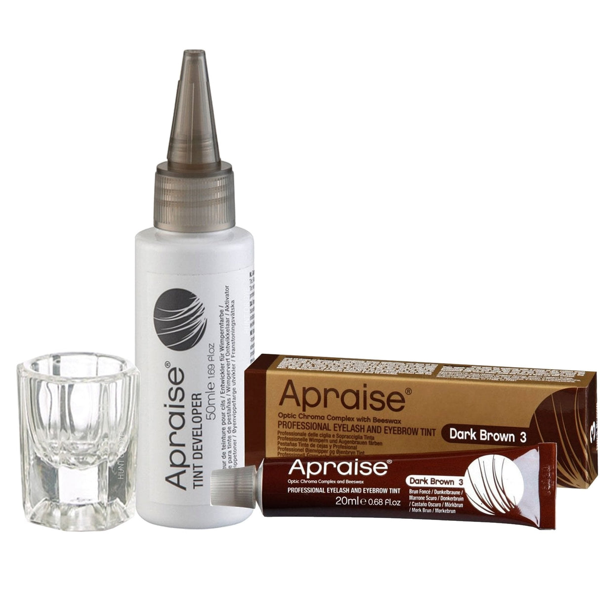 Tint Developer & Eyebrow & Eyelash Tint Kit - Brown (20ml & 50ml) (900014) PROFESSIONAL USE ONLY