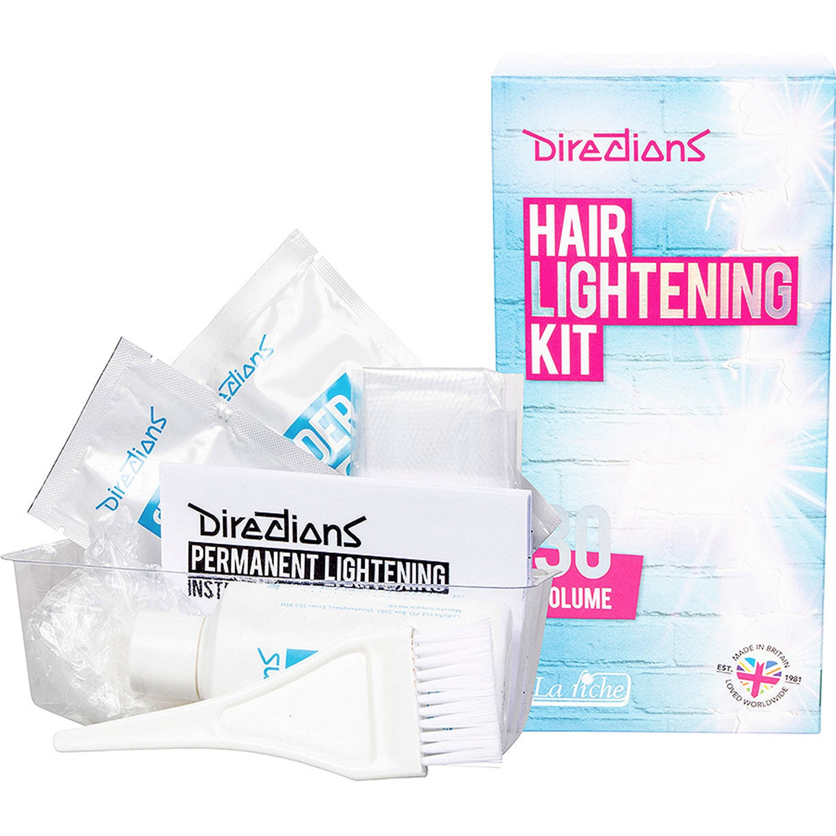 Directions - Hair Lighteneing Kit 30 vol