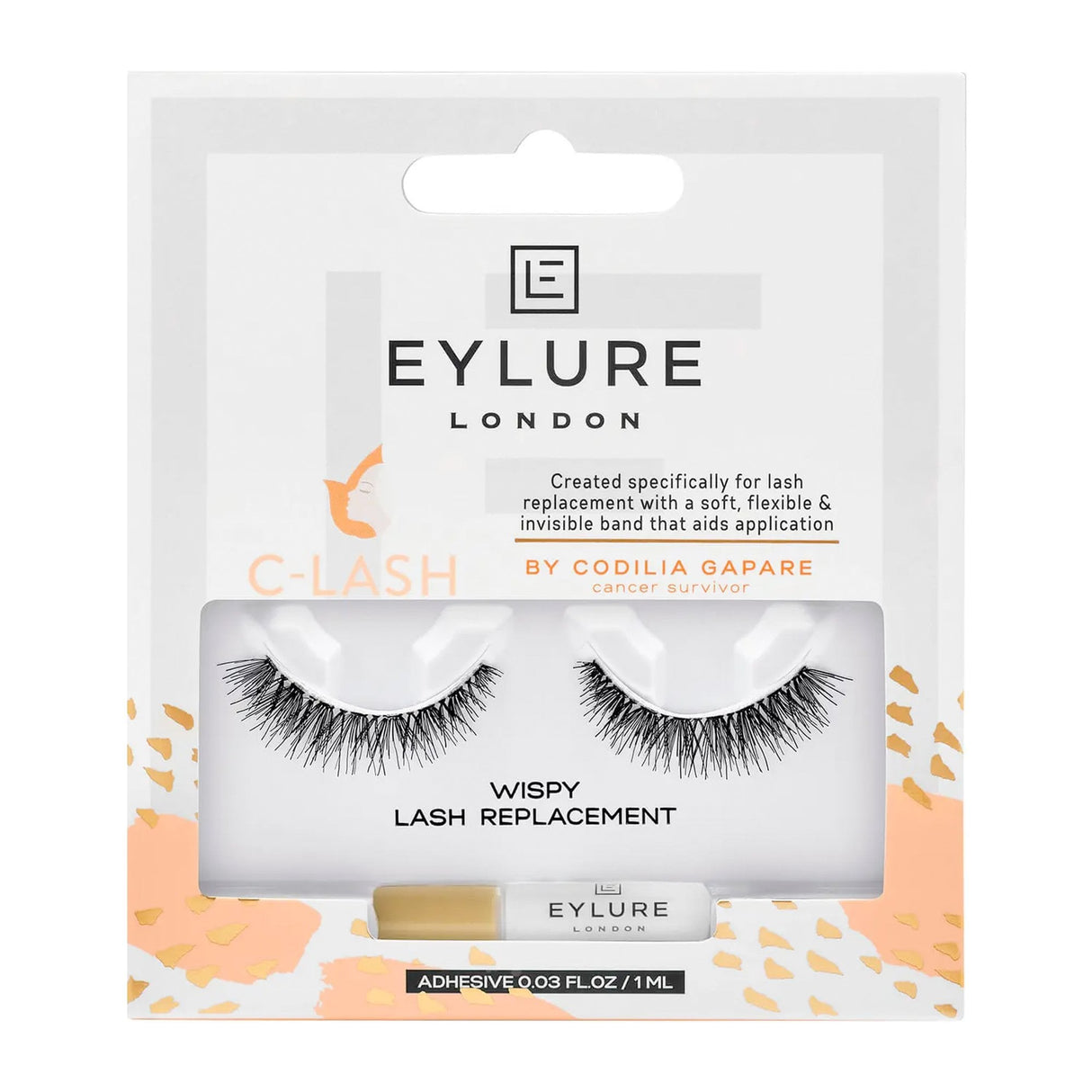 False Eyelashes - C-Lash - Wispy Lash Replacement (Adhesive Included (1ml)