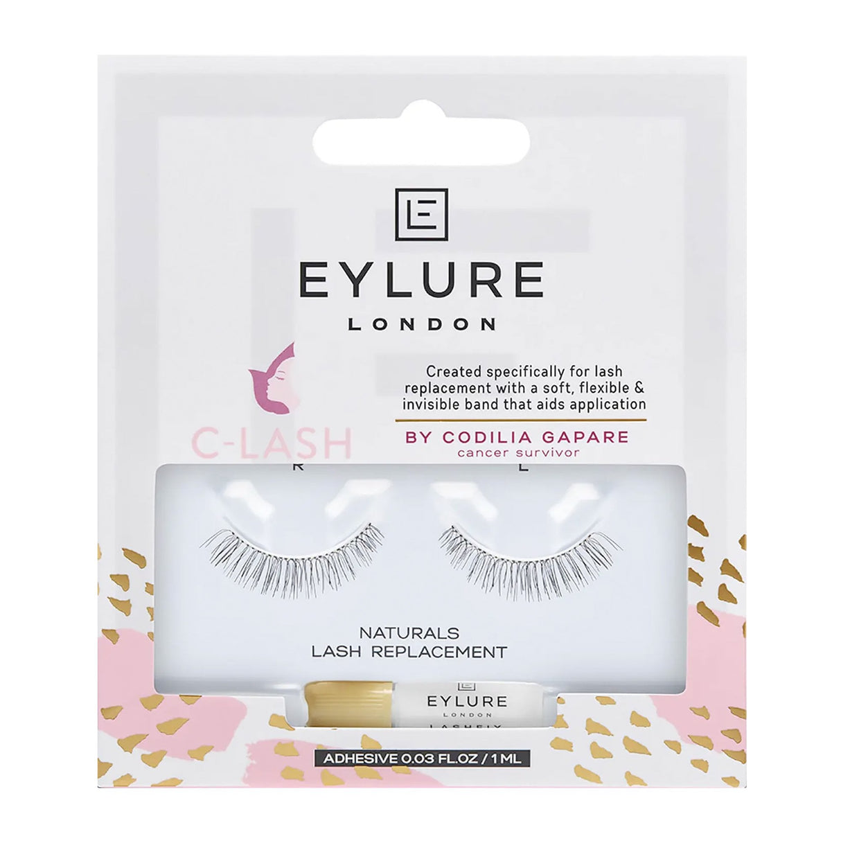 False Eyelashes - C-Lash - Naturals Lash Replacement (Adhesive Included (1ml)