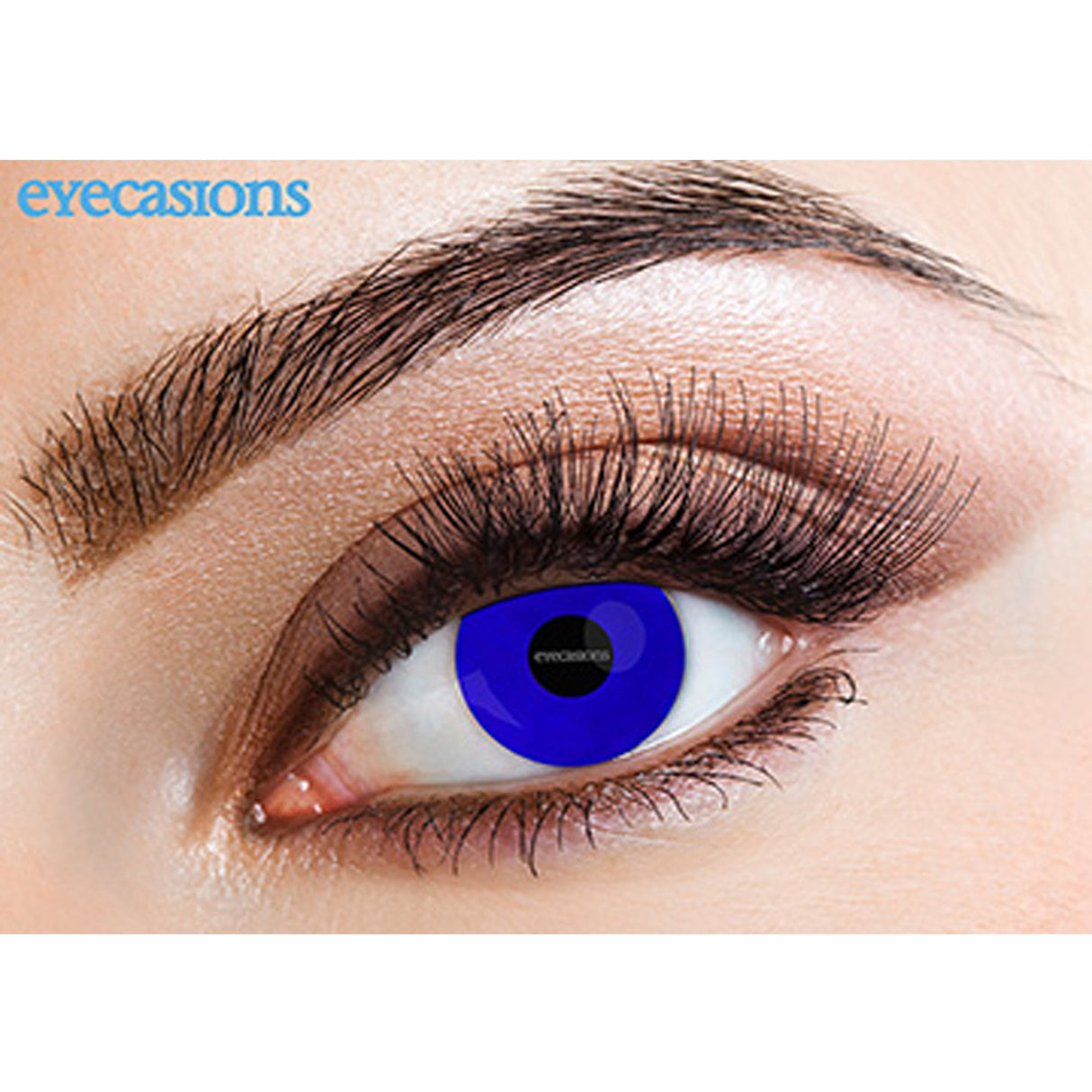 One Day Halloween Contact Lenses - Electric Blue