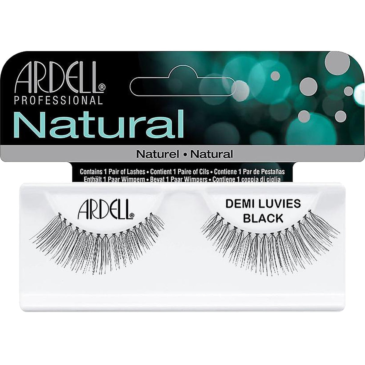 Natural False Eyelashes - Demi Luvies Black (65016)