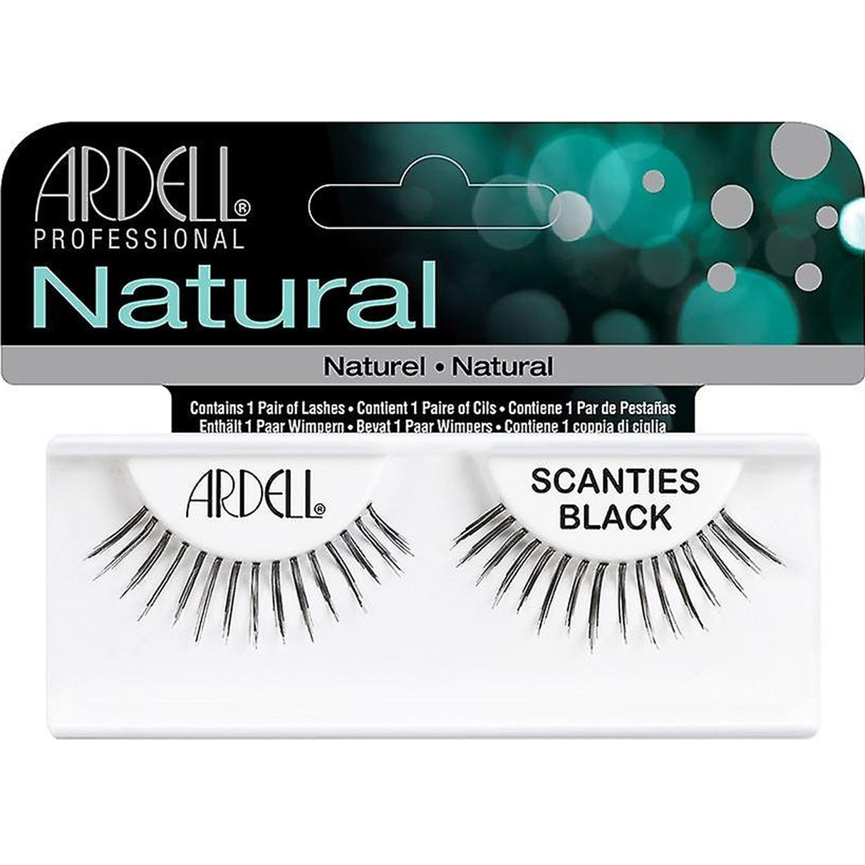 Natural False Eyelashes - Scanties Black (65017)