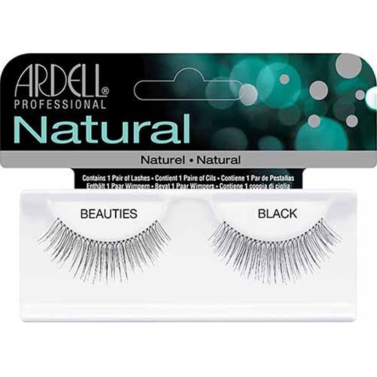 Natural False Eyelashes - Beauties Black (65020)