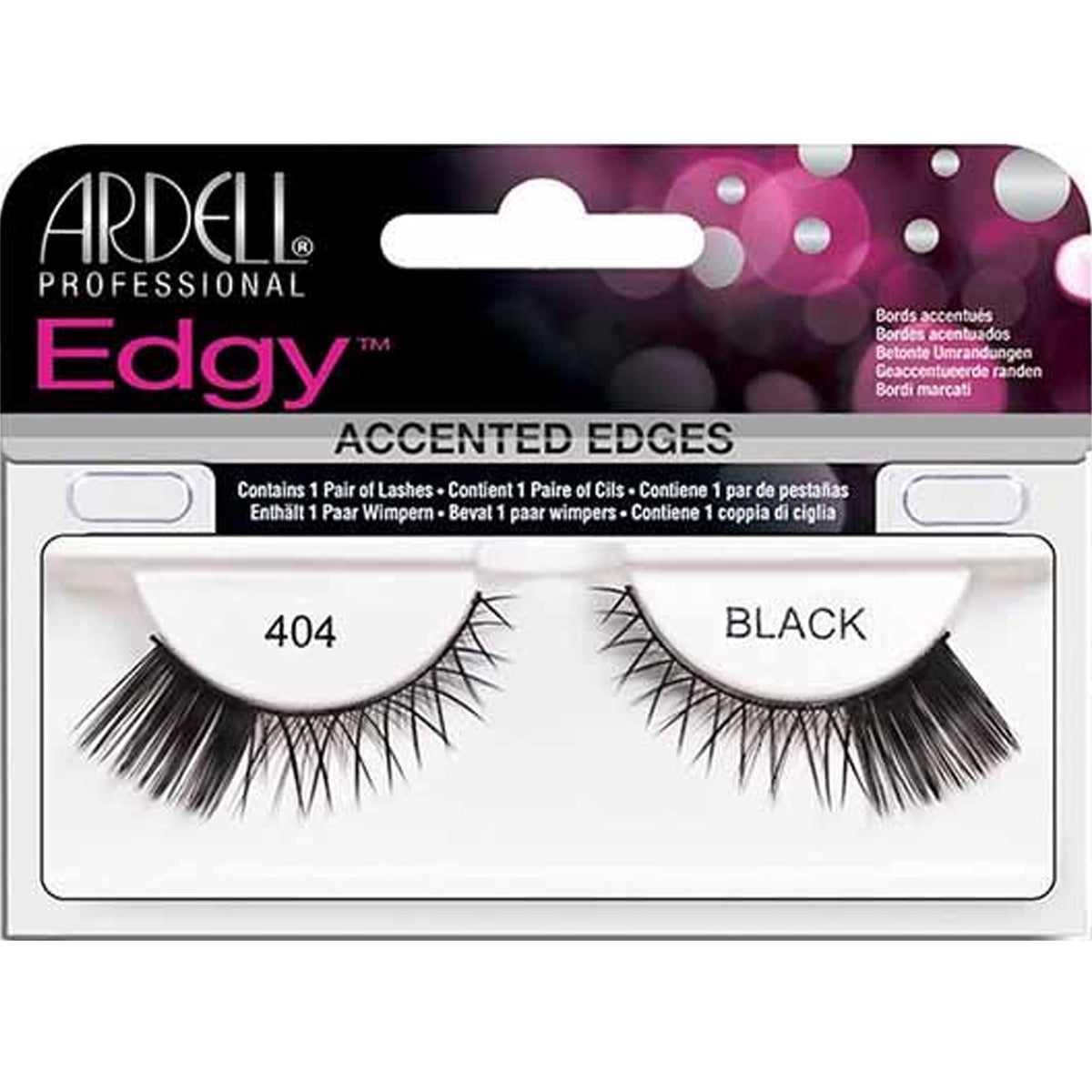 Edgy False Eyelashes - Black 404 (61469)