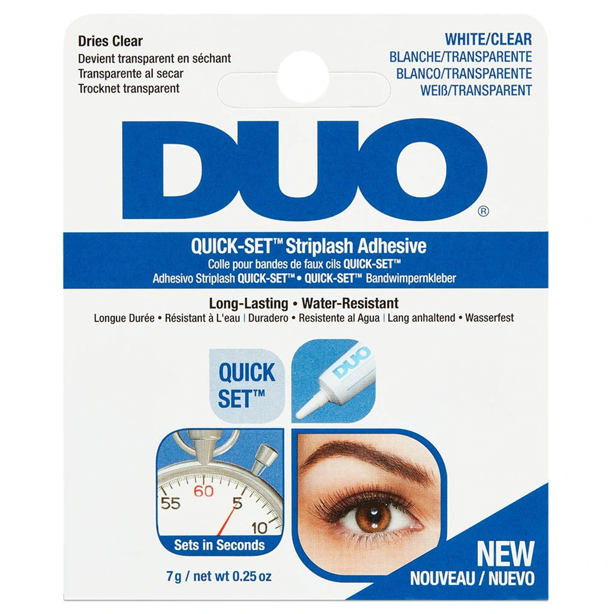 Quick Set False Eyelash Adhesive - White/Clear 7g (71144)