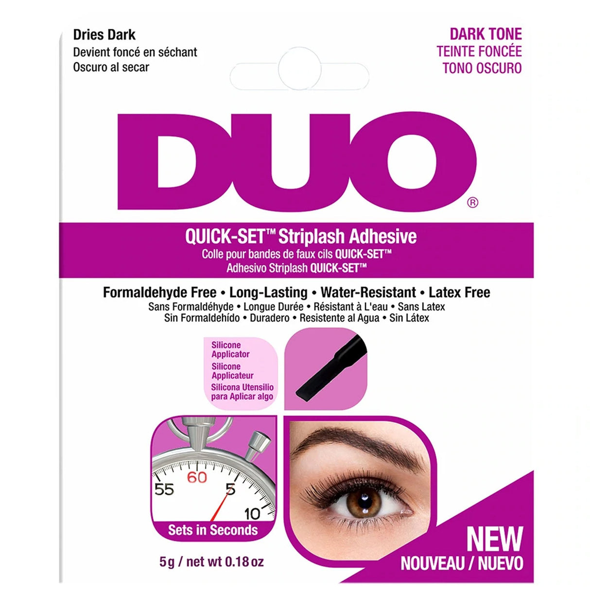 Quick Set False Eyelash Adhesive - Dark 5g (67582)