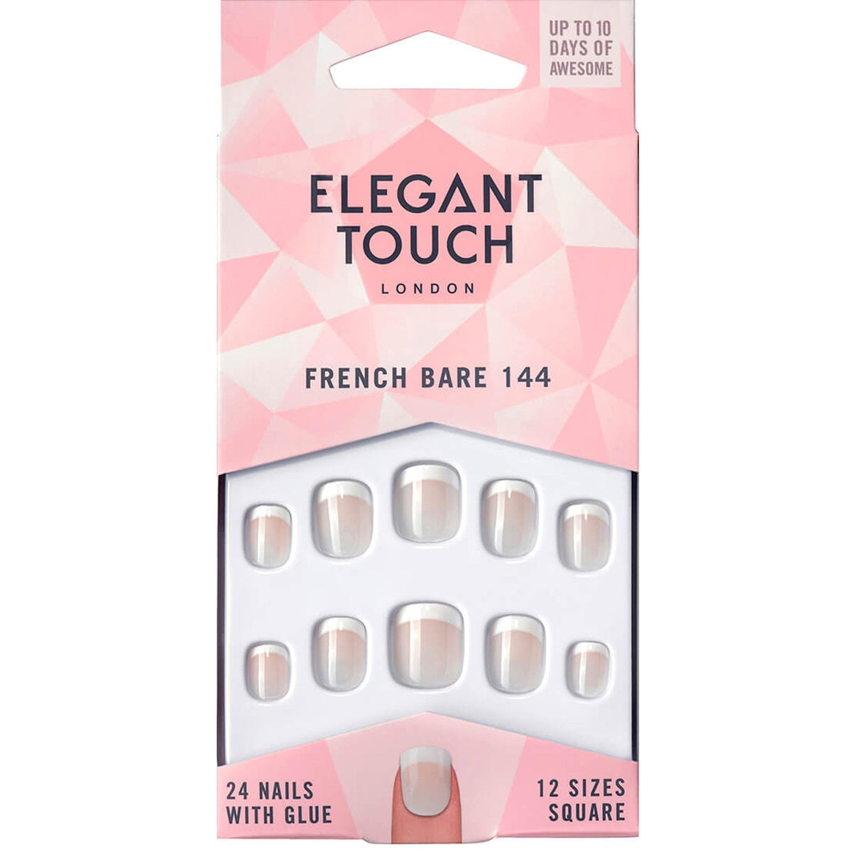 Long Wearing False Nails - French Bare 144 (4020410)