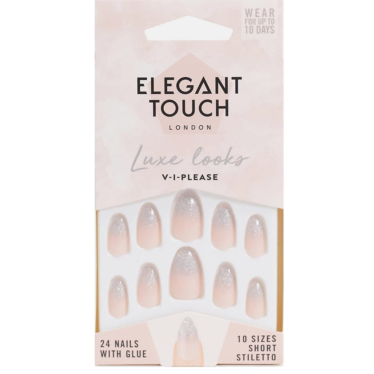 Long Wearing False Nails - Luxe Looks - V-I-Please (4013870)