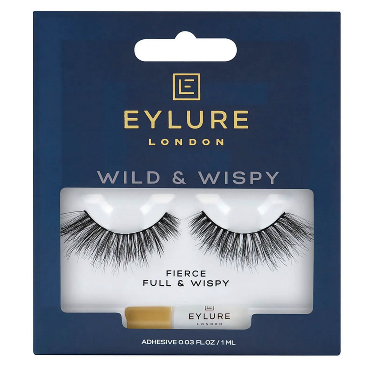 False Eyelashes - Wild & Wispy - Fierce (Adhesive Included 1ml)