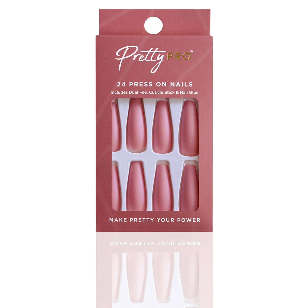 Reusable Press On False Nails - Peach To Their Own (24pcs)
