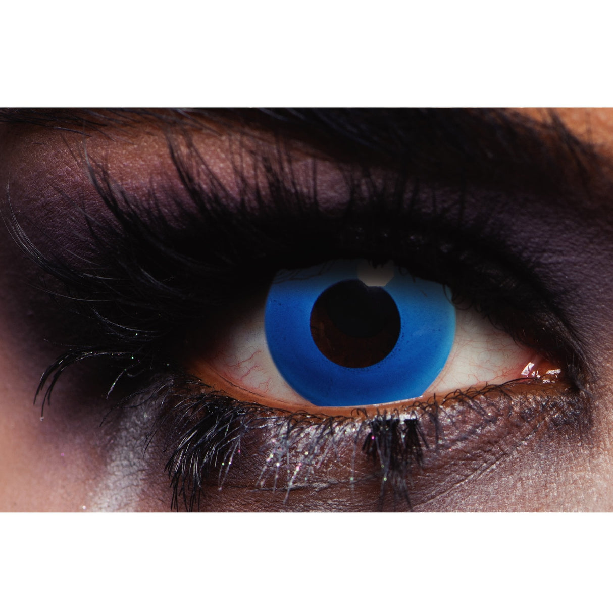 Zombie Blue Halloween Contact Lenses - 1 Year