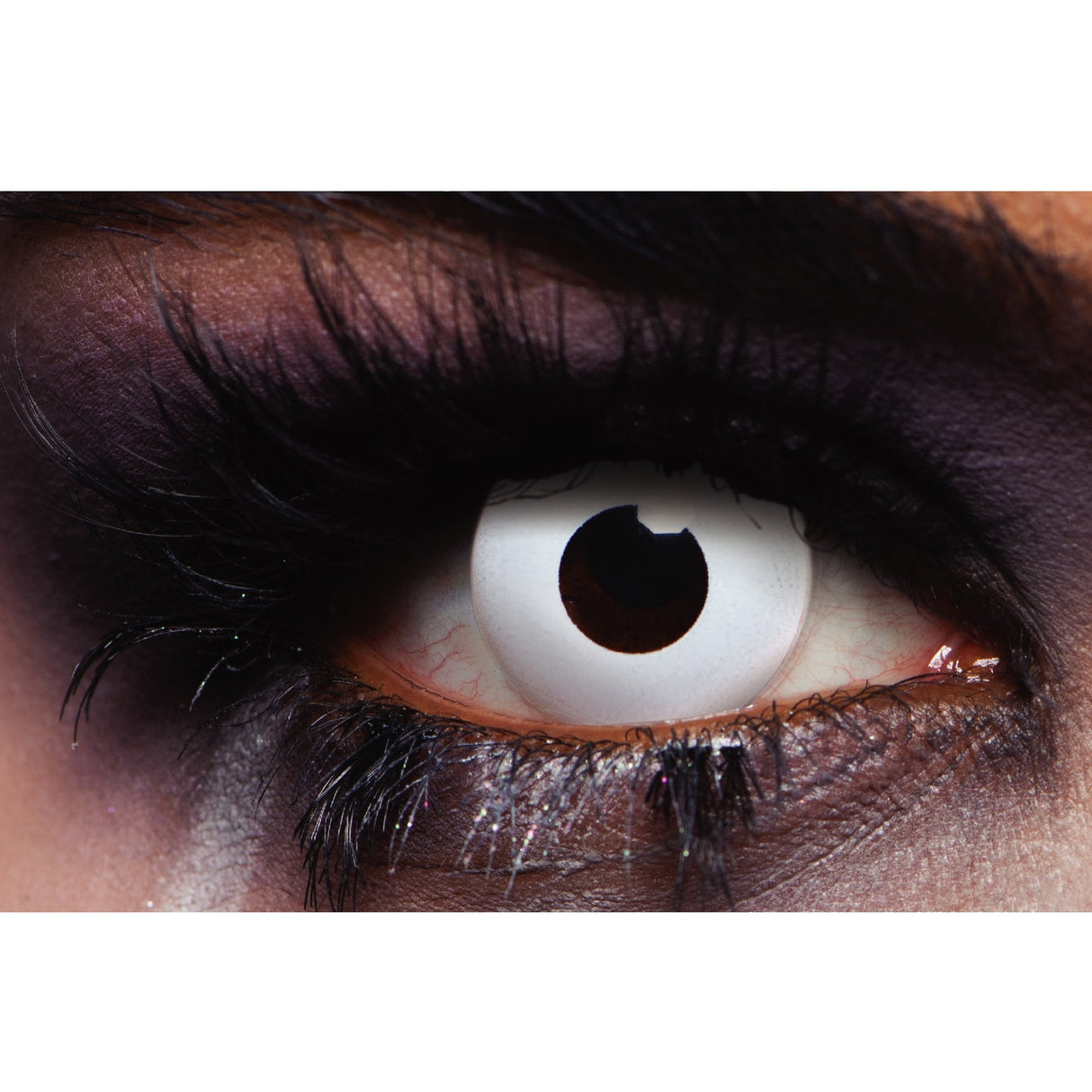 White Out Halloween Contact Lenses - 3 Month