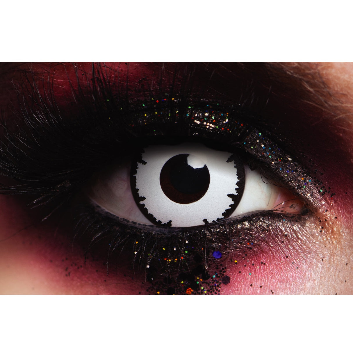 Dead White Halloween Contact Lenses - 1 Year