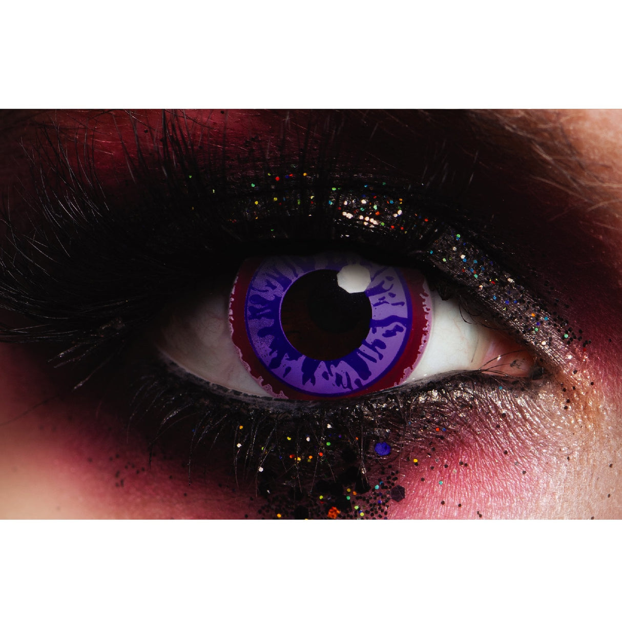 Purple Glaze Halloween Contact Lenses - 1 Day