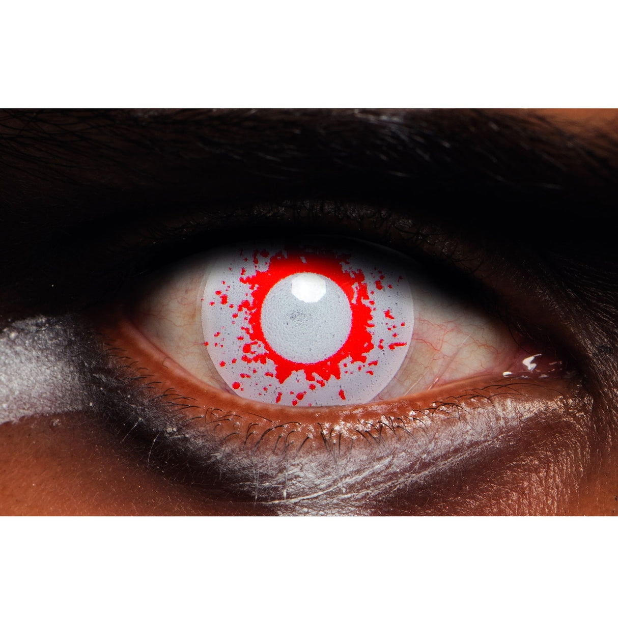Blind Bloodshot Drops Halloween Contact Lenses - 3 Month