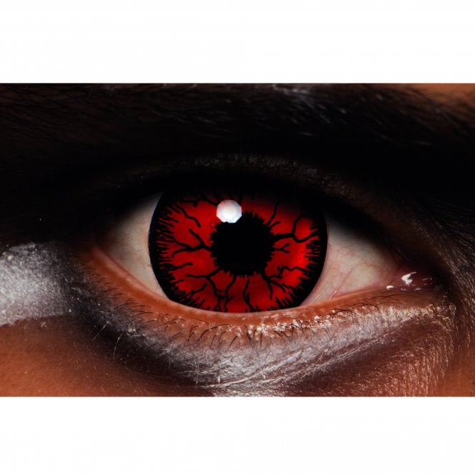 Red Rage Mini Sclera Contact Lenses - 1 Month
