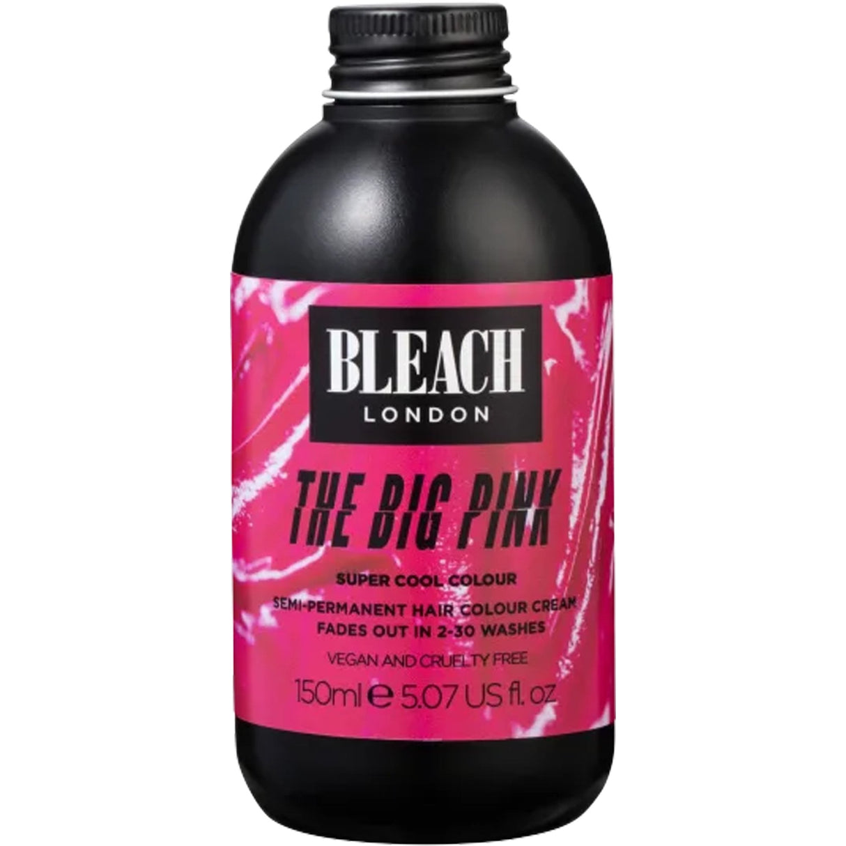 Vegan Friendly & Cruelty Free Semi Permanent Hair Dye - The Big Pink 150ml